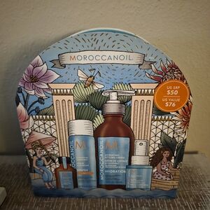 Moroccanoil Hydration Hair Care Gift Set - Blue & Brown